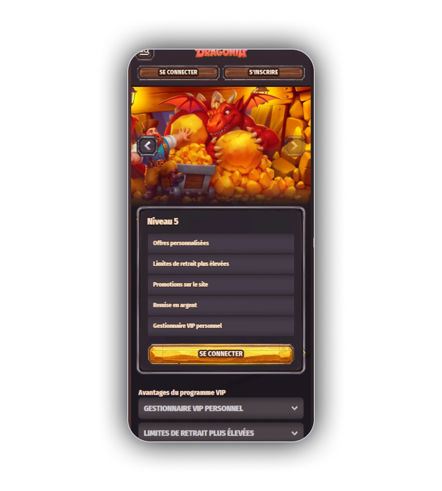 Club VIP du casino Dragonia