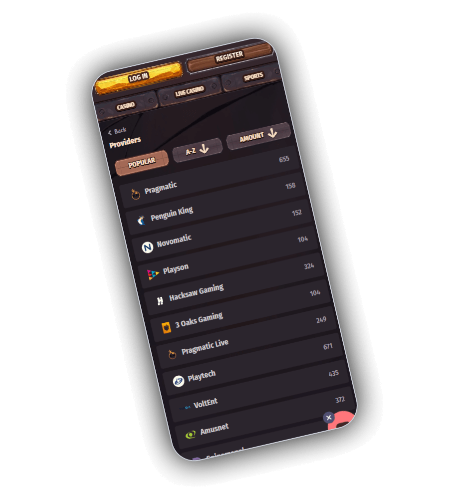 Dragonia Casino Game Providers