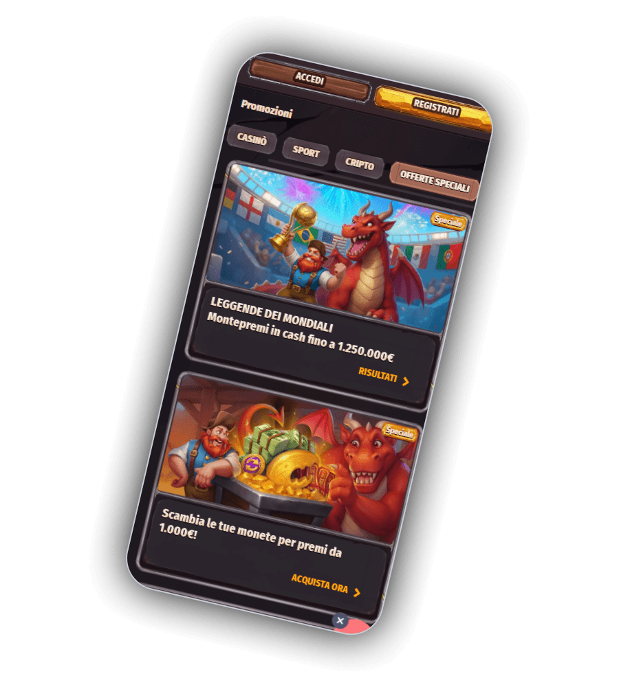 Dragonia Casinò Offerte speciali