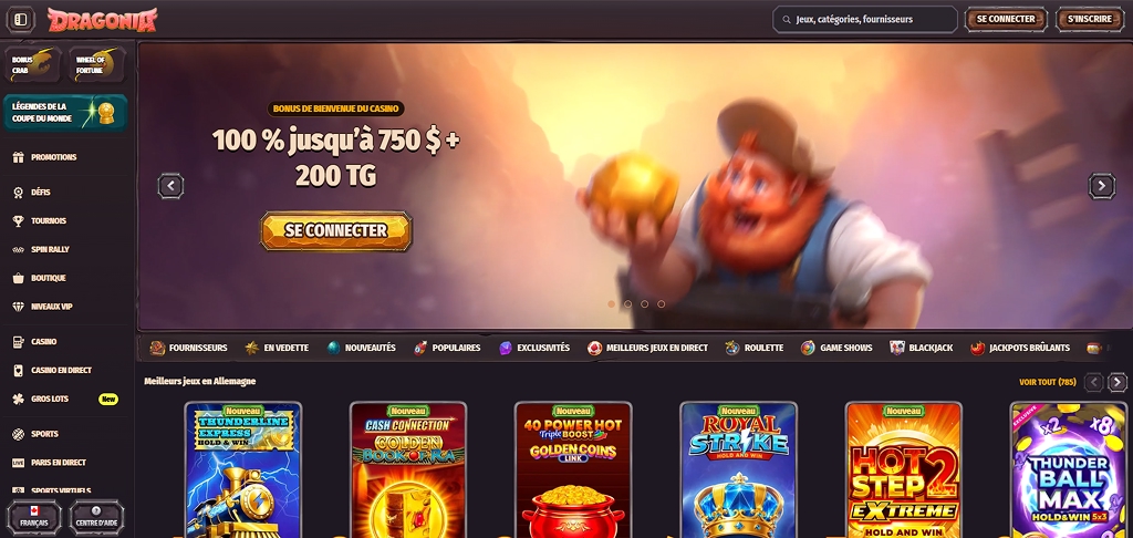 Hall du casino Dragonia