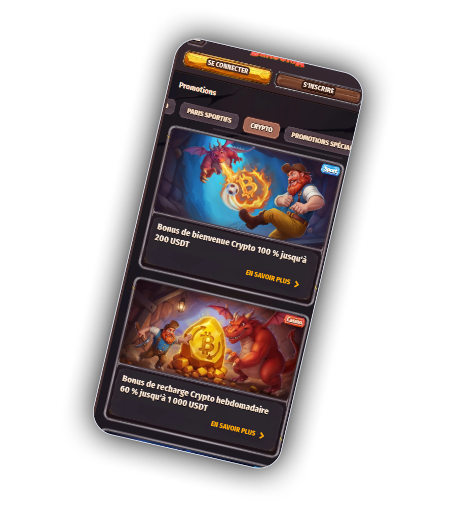 Promotions au casino Dragonia